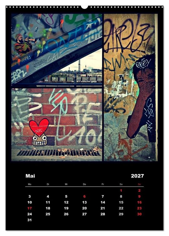 Produktbild: BERLIN / vertikal (Wandkalender 2027 DIN A2 hoch), CALVENDO Monatskalender