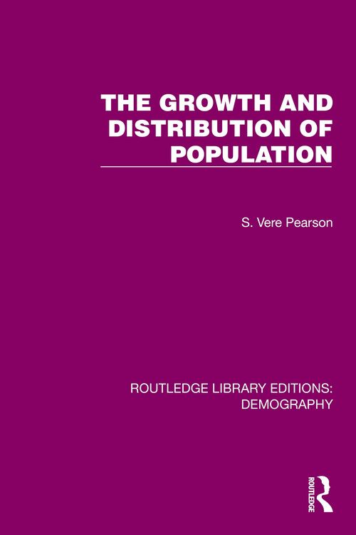 Produktbild: The Growth and Distribution of Population