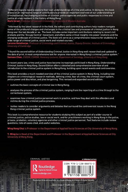 Produktbild: Understanding Criminal Justice in Hong Kong