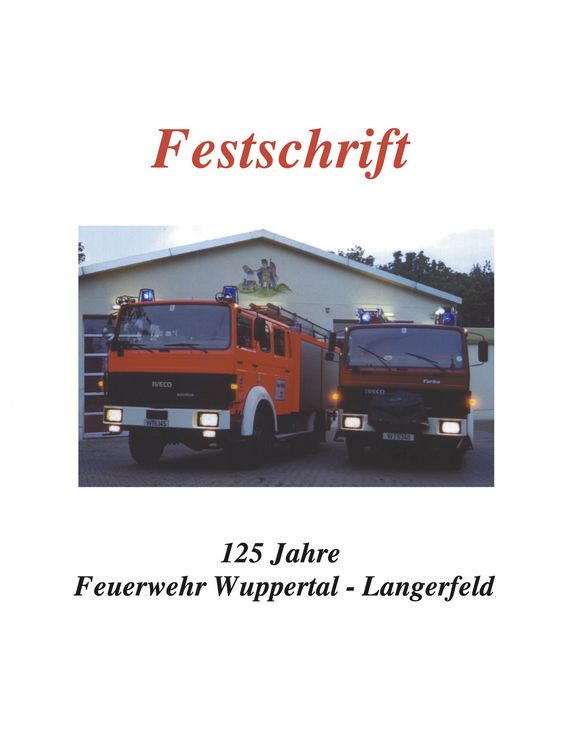 Produktbild: Festschrift 125 Jahre Feuerwehr Langerfeld