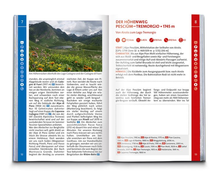 Produktbild: KOMPASS Wanderführer Tessin, 50 Touren mit Extra-Tourenkarte