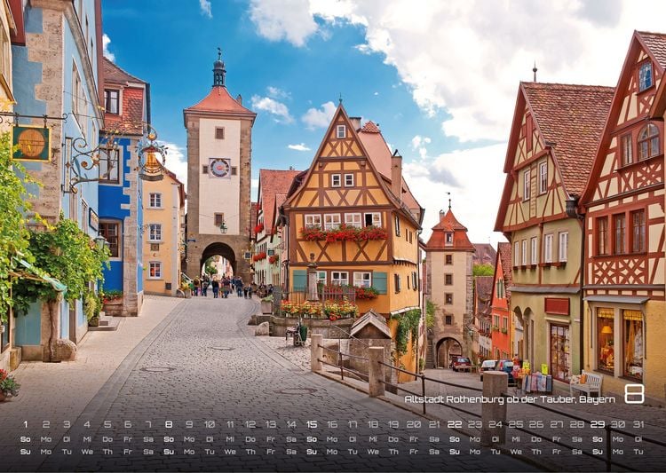 Produktbild: Deutschland - eine Reise zu bezaubernden Landschaften und Sehensw&uuml;rdigkeiten - 2027 - Kalender DIN A3