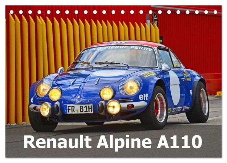 Produktbild: Renault Alpine A110 (Tischkalender 2026 DIN A5 quer), CALVENDO Monatskalender