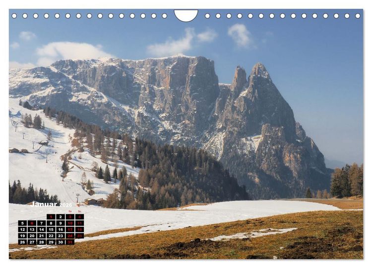 Produktbild: S&uuml;dtirol, traumhafte Berge und Seen by VogtArt (Wandkalender 2026 DIN A4 quer), CALVENDO Monatskalender