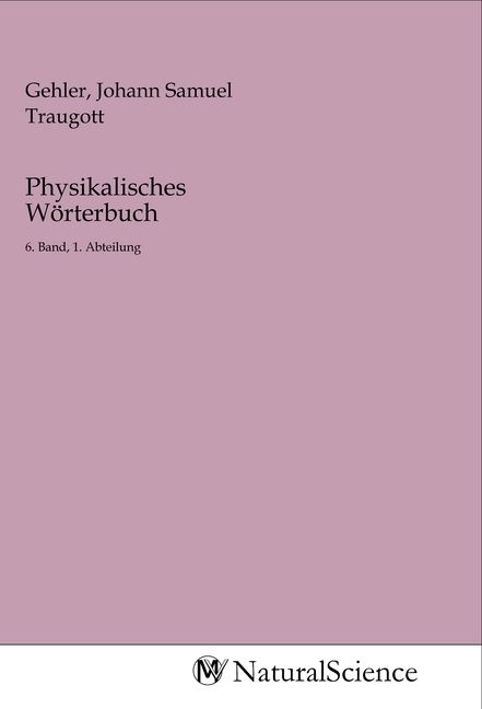 Produktbild: Physikalisches W&ouml;rterbuch