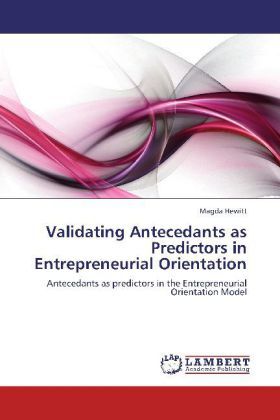 Produktbild: Hewitt, M: Validating Antecedants as Predictors in Entrepren