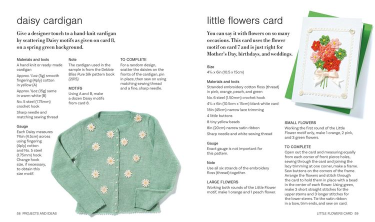 Produktbild: Granny Square and Crochet Motif Card and Book Set: 50 cards and a 64-page book