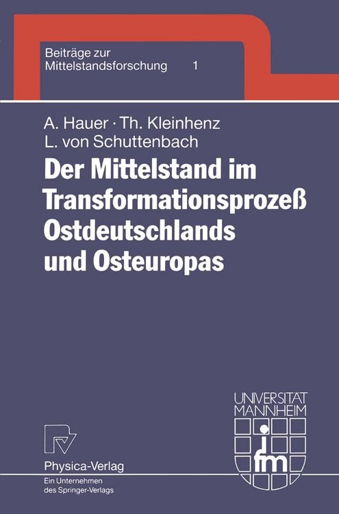 Produktbild: Der Mittelstand im Transformationsproze&szlig; Ostdeutschlands und Osteuropas