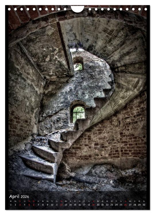 Produktbild: Lost Places II, Vergessene Orte (Wandkalender 2026 DIN A4 hoch), CALVENDO Monatskalender