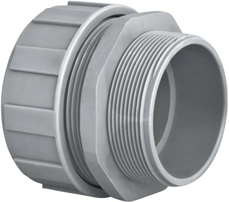 Produktbild: HellermannTyton 166-40707 PSR40-S-M40 Schlauchverschraubung Grau M40 35.40 mm Gerade 1 St.
