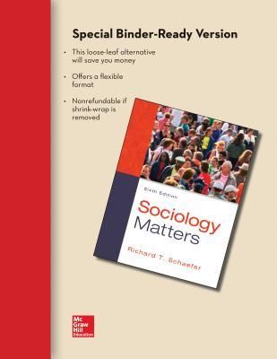 Produktbild: Looseleaf for Sociology Matters