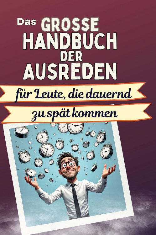 Produktbild: Das gro&szlig;e Handbuch der Ausreden f&uuml;r Leute, die dauernd zu sp&auml;t kommen