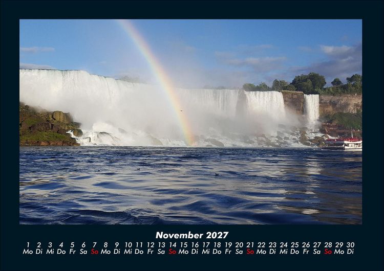 Produktbild: Wasserf&auml;lle 2027 Fotokalender DIN A4