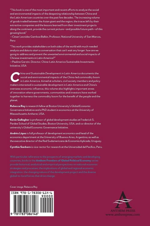 Produktbild: China and Sustainable Development in Latin America