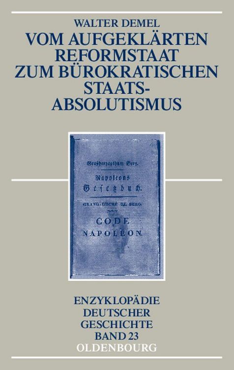 Produktbild: Vom aufgekl&auml;rten Reformstaat zum b&uuml;rokratischen Staatsabsolutismus