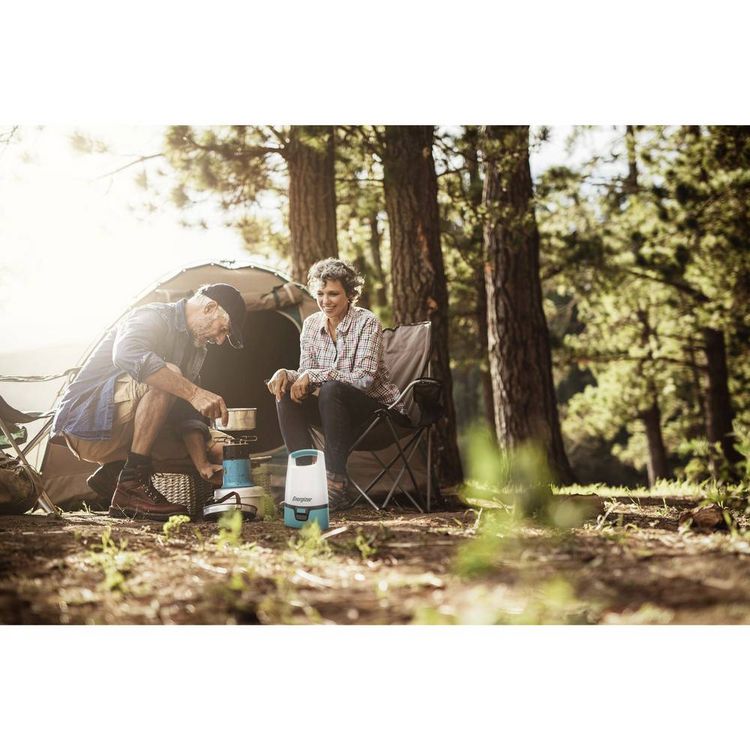 Produktbild: Energizer E304157500 Hybrid Powered LED Camping-Laterne 1250 lm akkubetrieben, batteriebetrieben T&uuml;rkis, Schwarz