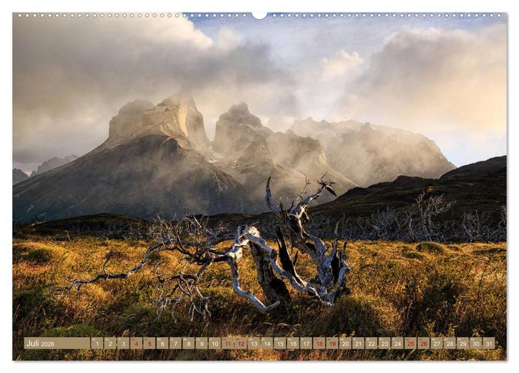 Produktbild: Patagonien: Einzigartige Landschaft am Ende der Welt (hochwertiger Premium Wandkalender 2026 DIN A2 quer), Kunstdruck in Hochglanz