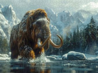 Produktbild: CALVENDO Puzzle Mammut | 1000 Teile Lege-Gr&ouml;&szlig;e 64x48cm Foto-Puzzle f&uuml;r gl&uuml;ckliche Stunden