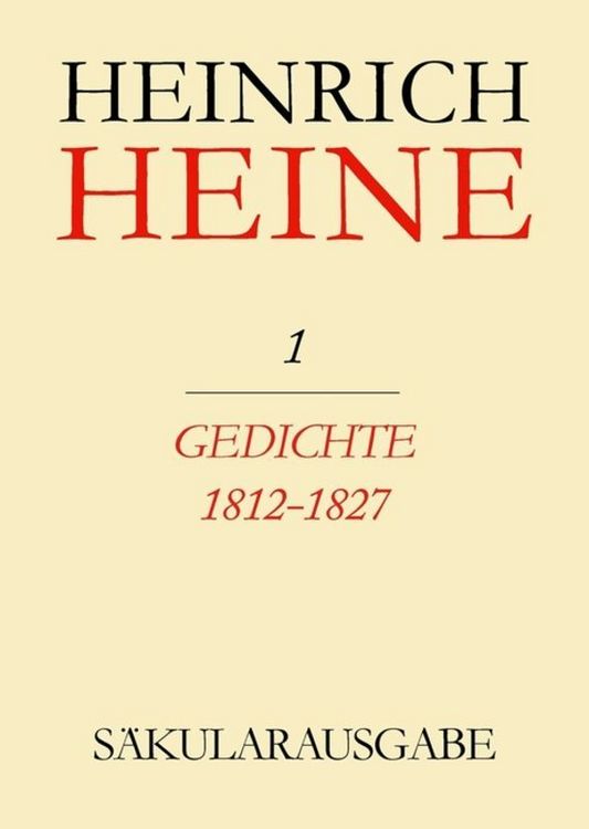 Produktbild: Gedichte 1812-1827