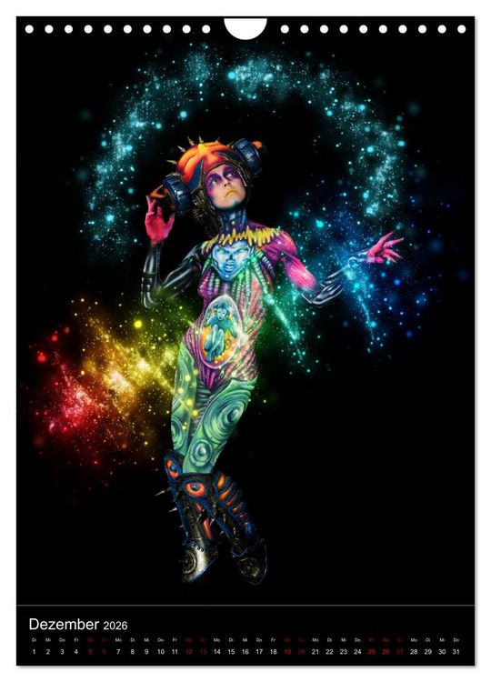 Produktbild: World Bodypainting Festival: Generation NEXT (Wandkalender 2026 DIN A4 hoch), CALVENDO Monatskalender