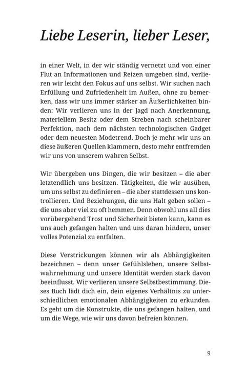 Produktbild: Emotionale Abh&auml;ngigkeiten &ndash; wie du sie erkennst und dich daraus befreist