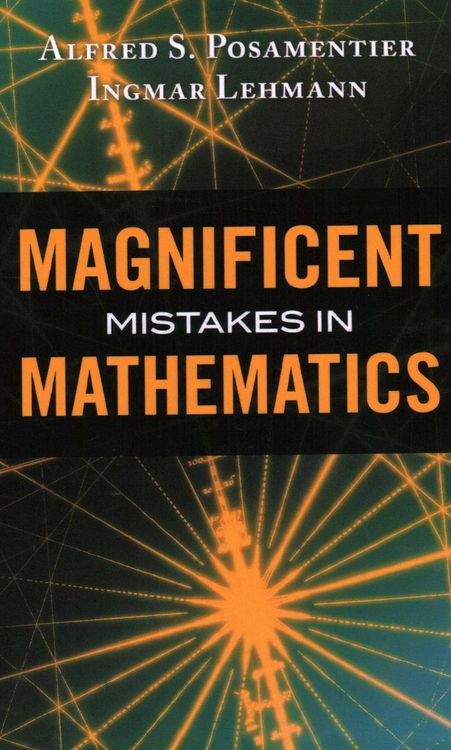 Produktbild: Magnificent Mistakes in Mathematics