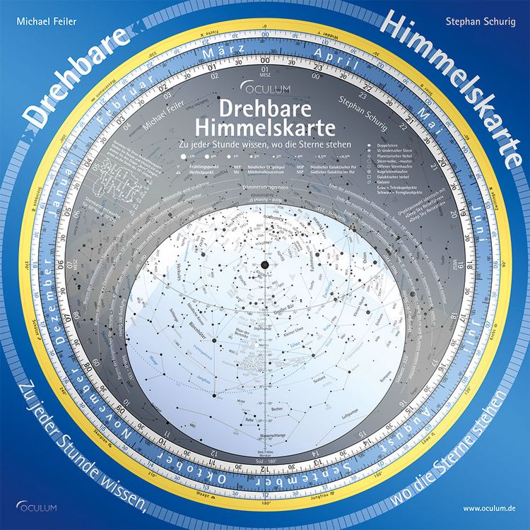 Produktbild: Feiler, M: Drehbare Himmelskarte