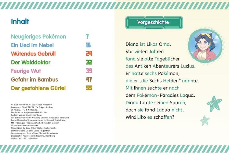 Produktbild: Pok&eacute;mon Erstlesebuch: Das Geheimnis der Sechs Helden