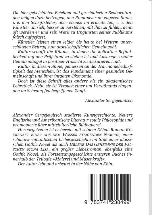 Produktbild: Romancier & K&uuml;nstler