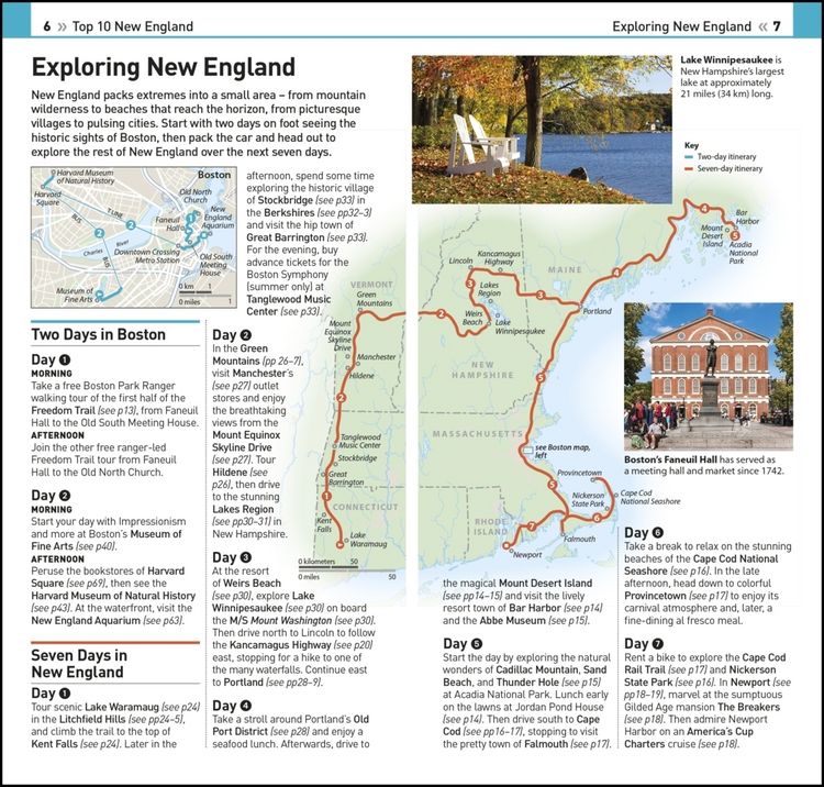 Produktbild: DK Top 10 New England