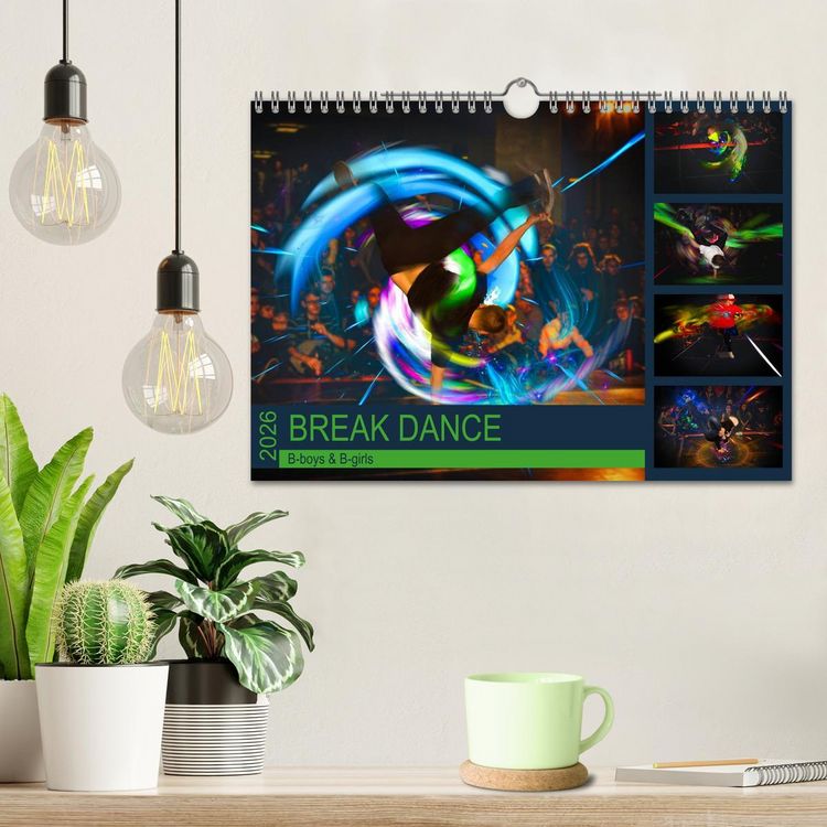 Produktbild: Break Dance B-boys & B-girls (Wandkalender 2026 DIN A4 quer), CALVENDO Monatskalender