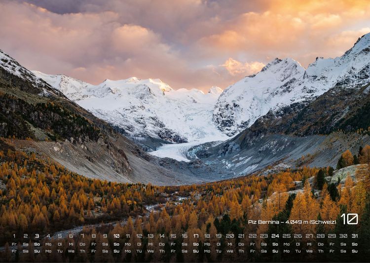 Produktbild: Die Alpen - dem Himmel so nah - 2027 - Kalender DIN A3