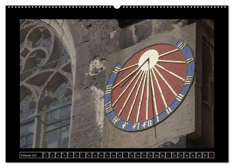 Produktbild: Zeit-Anzeige (Wandkalender 2027 DIN A2 quer), CALVENDO Monatskalender