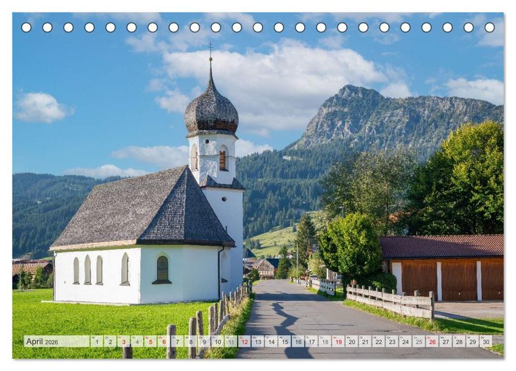 Produktbild: Urlaub im Tannheimer Tal (Tischkalender 2026 DIN A5 quer), CALVENDO Monatskalender