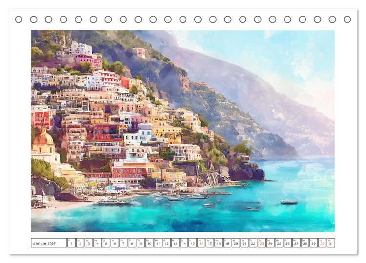 Produktbild: Wo das Meer zuhause ist (Tischkalender 2027 DIN A5 quer), CALVENDO Monatskalender