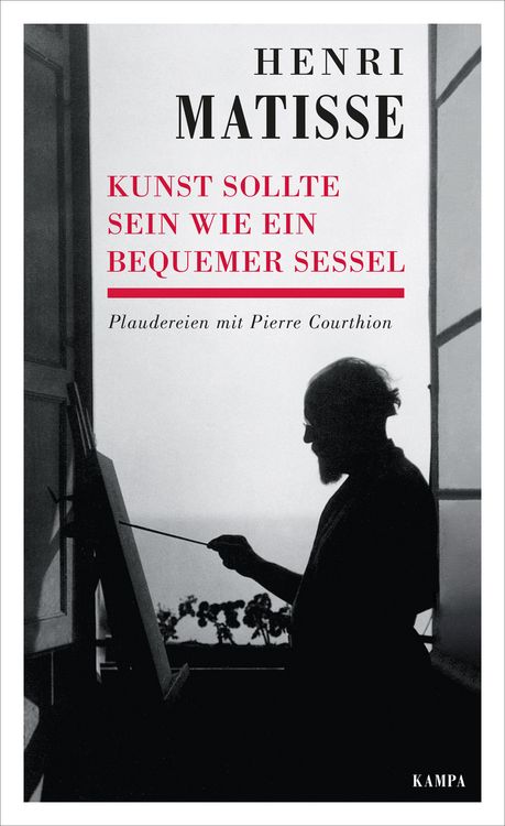 Produktbild: Kunst sollte sein wie ein bequemer Sessel