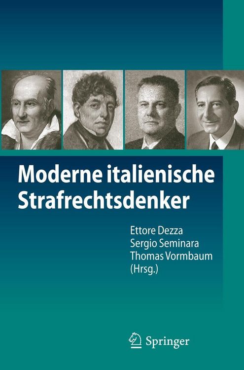 Produktbild: Moderne italienische Strafrechtsdenker