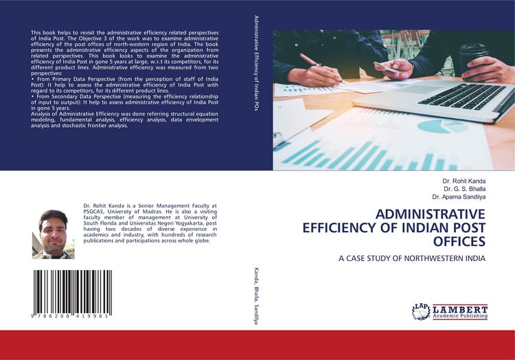 Produktbild: Administrative Efficiency Of Indian Post Offices