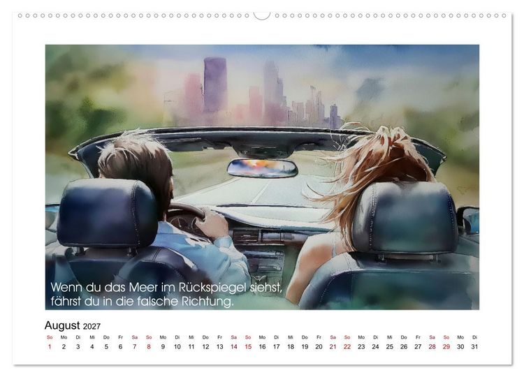 Produktbild: Meer, Strand und Wellen (Wandkalender 2027 DIN A2 quer), CALVENDO Monatskalender
