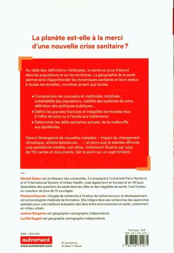 Produktbild: Atlas mondial de la sant&eacute; : la sant&eacute; face &agrave; ses d&eacute;fis