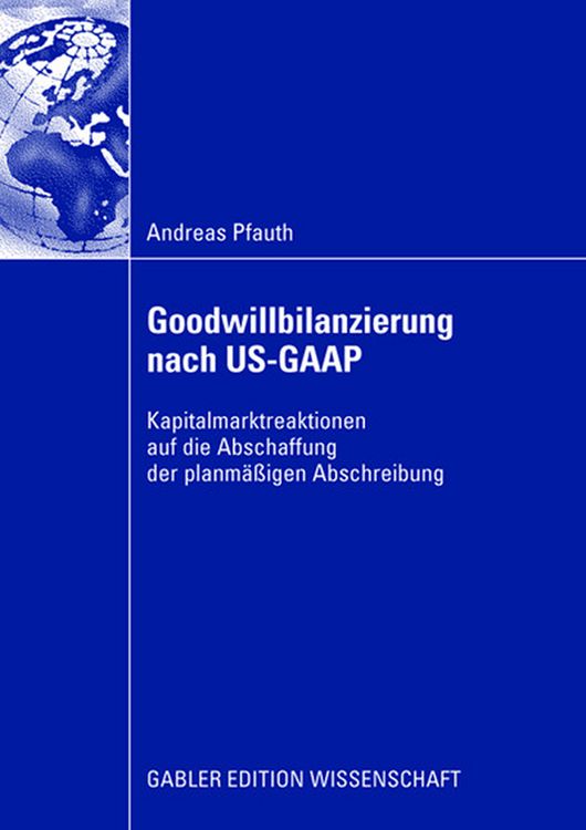 Produktbild: Goodwillbilanzierung nach US-GAAP