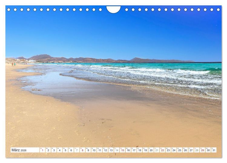 Produktbild: Fuerteventura - W&uuml;stenzauber und Meeresrauschen (Wandkalender 2026 DIN A4 quer), CALVENDO Monatskalender