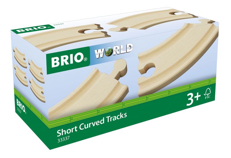 Produktbild: Brio Kurze gebogene Gleise (E1)