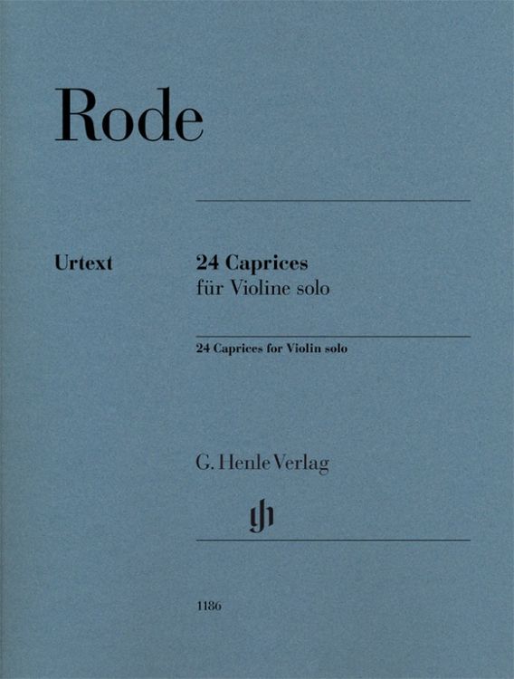 Produktbild: Pierre Rode - 24 Caprices f&uuml;r Violine solo