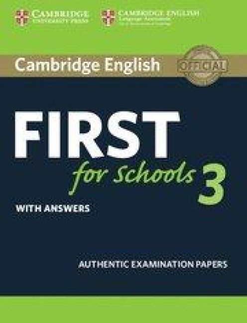 Produktbild: Cambridge English First for Schools 3 Student's Book with Answers