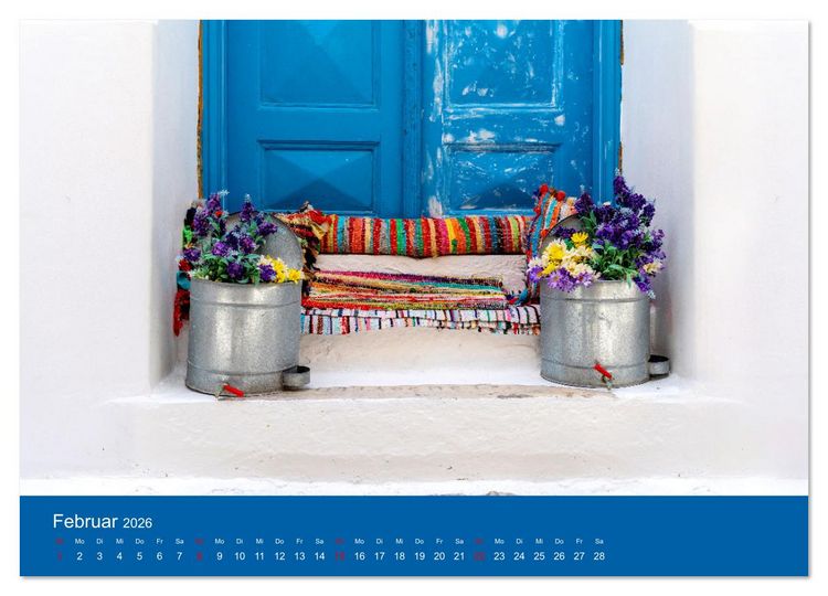 Produktbild: Griechenland - Mykonos Kalender (Wandkalender 2026 DIN A3 quer), CALVENDO Monatskalender