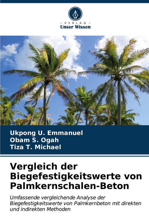 Produktbild: Vergleich der Biegefestigkeitswerte von Palmkernschalen-Beton