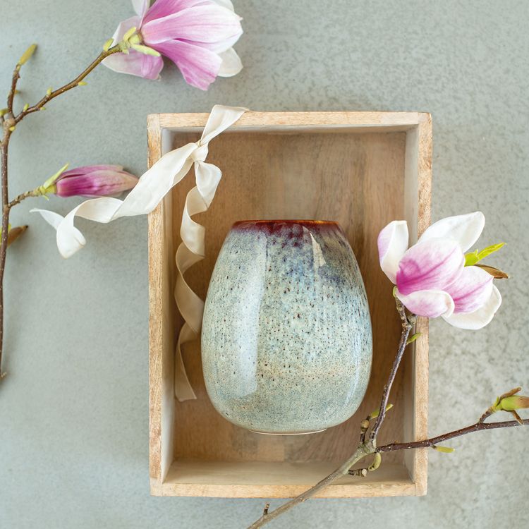 Produktbild: Villeroy & Boch Lave Vase Drop beige gro&szlig;