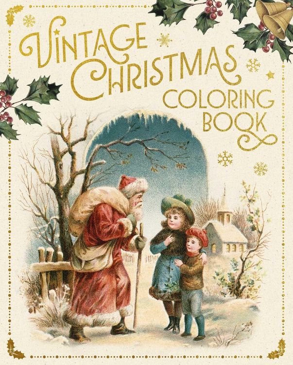 Produktbild: Vintage Christmas Coloring Book