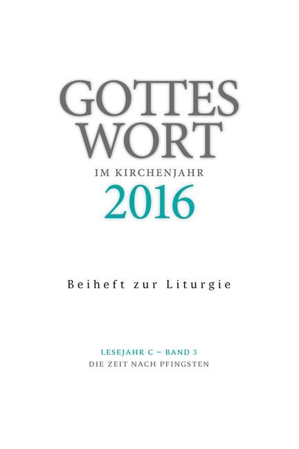 Produktbild: Gottes Wort im Kirchenjahr
